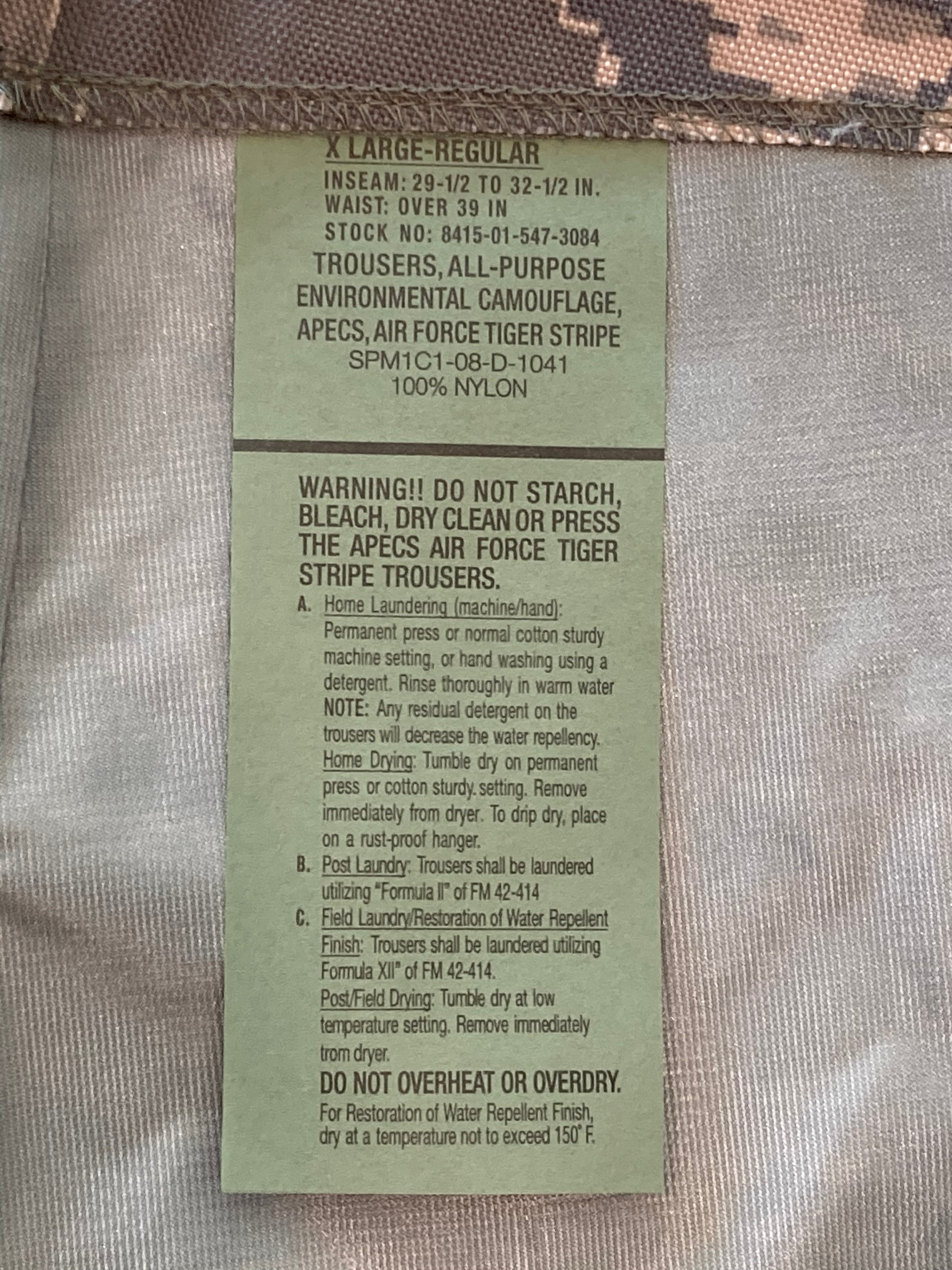 Dakota APECS ABU All Weather Pants