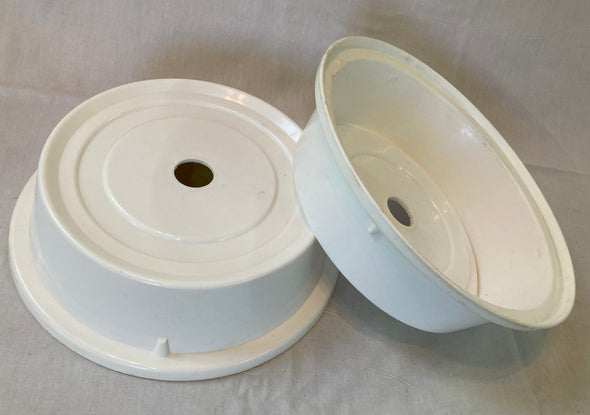 2-Pack Plastic Serving Cover for Plates or Bowls