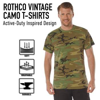Vintage Style Camo T-Shirts