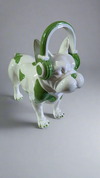Ceramic French Bulldog Statue