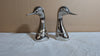 Silver  Duck Bookends *C Wonder* New