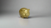 Gold Plastic Piggy Bank - Small