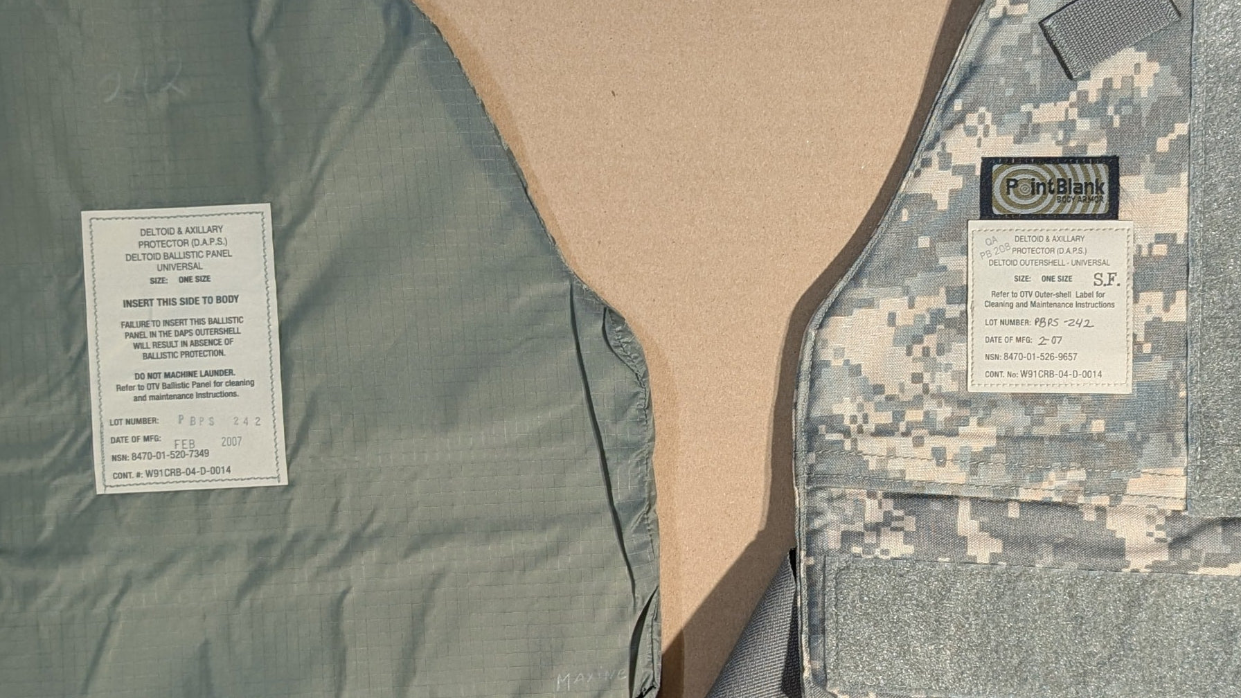 Deltoid Protector w/ Ballistic Inserts (Set of 2)