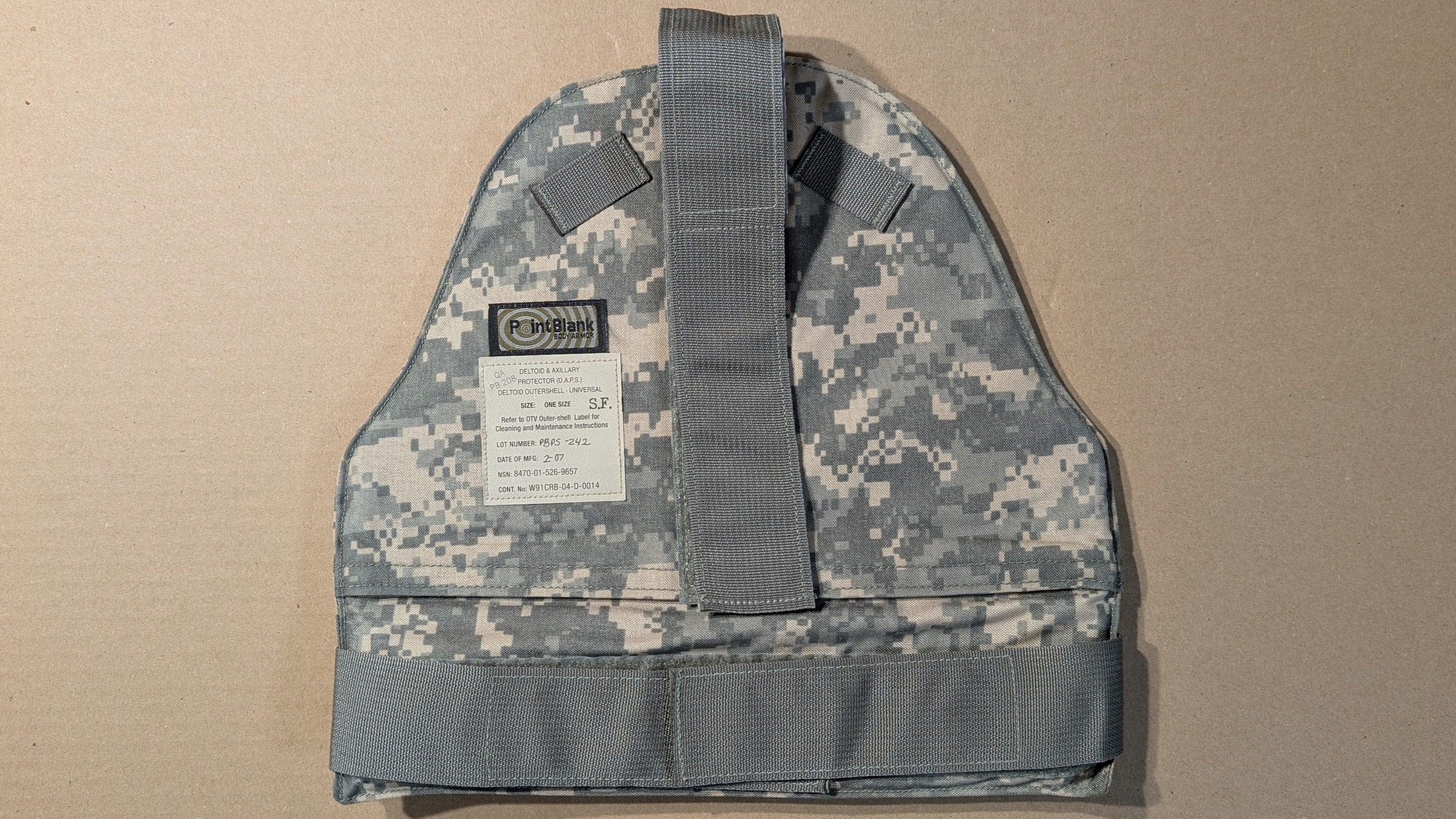 Deltoid Protector w/ Ballistic Inserts (Set of 2)