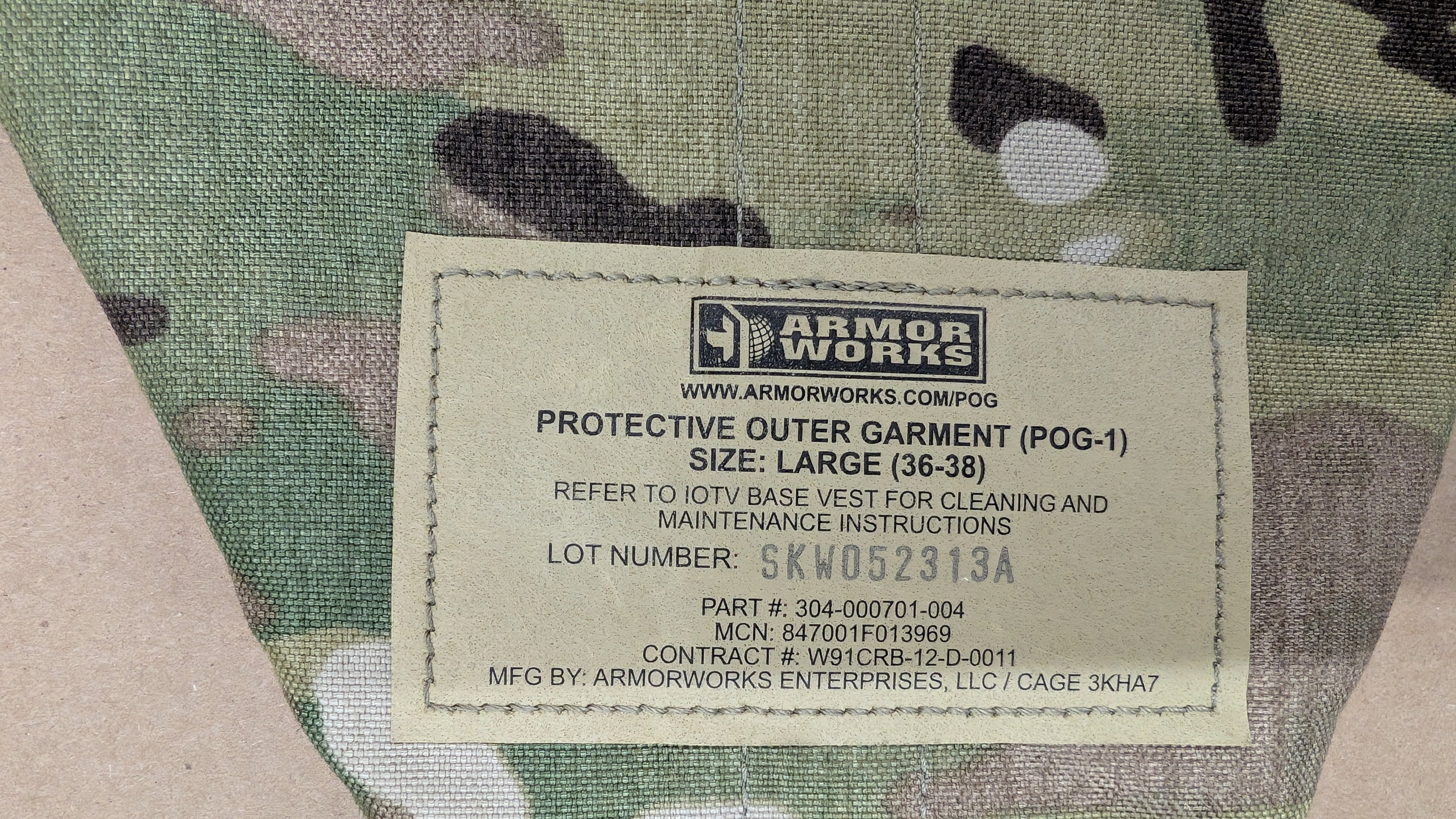 Protective Ballistic Outer Garment