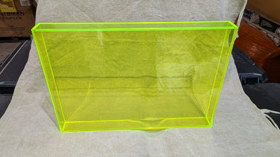 Neon Yellow Acrylic Display Board