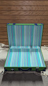 C Wonder Green Leather Decorative Retro Luggage
