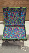 C Wonder Green Leather Decorative Retro Luggage