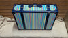 C Wonder Striped Canvas Decorative Retro Luggage