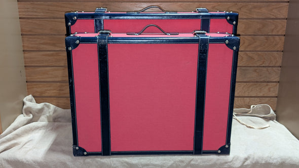C Wonder Persimmon Canvas Decorative Retro Luggage
