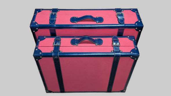 C Wonder Persimmon Canvas Decorative Retro Luggage