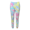 Fleece Dream Sweatpants Joggers Pastel Rainbow Pink, Blue, Purple and Yellow Tie-Dye 529 973VR