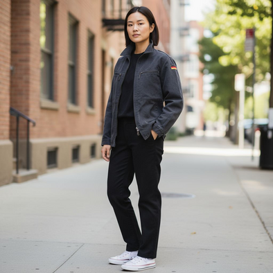 Vintage West German Navy Uniform Work Jacket