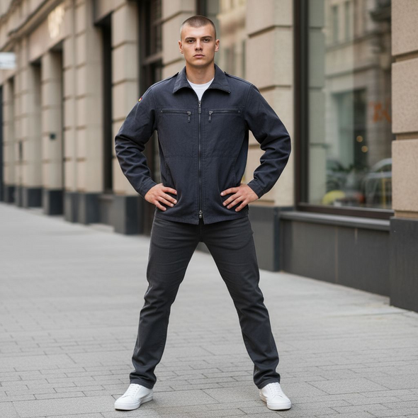 Vintage West German Navy Uniform Work Jacket