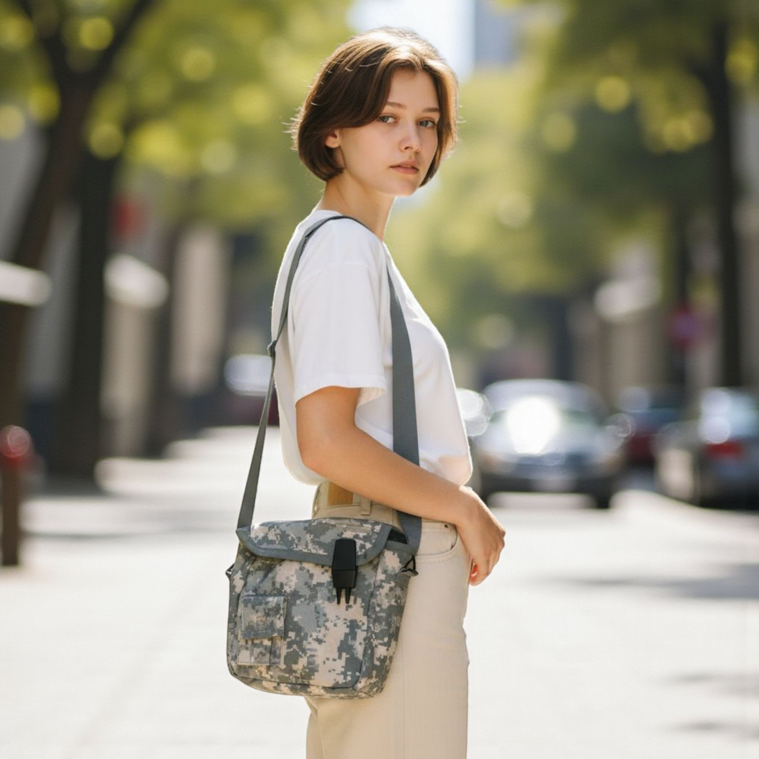 Dakota Outerwear Co. Large 2 QT Canteen Carrier w/ Strap *GI Issue*