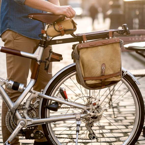 Vintage Swiss Bread Bag Satchel
