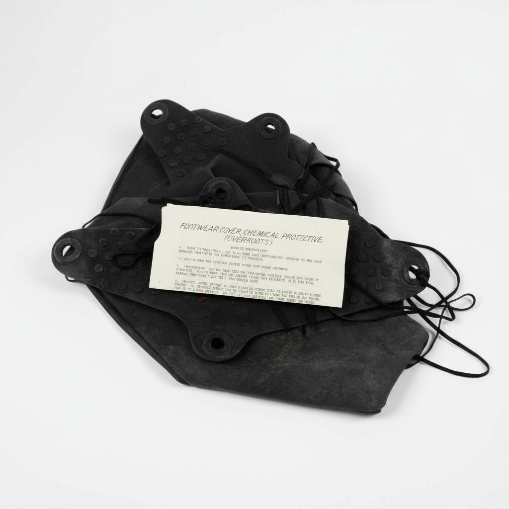 Chemical Protective Footwear Cover Rubber Overboots