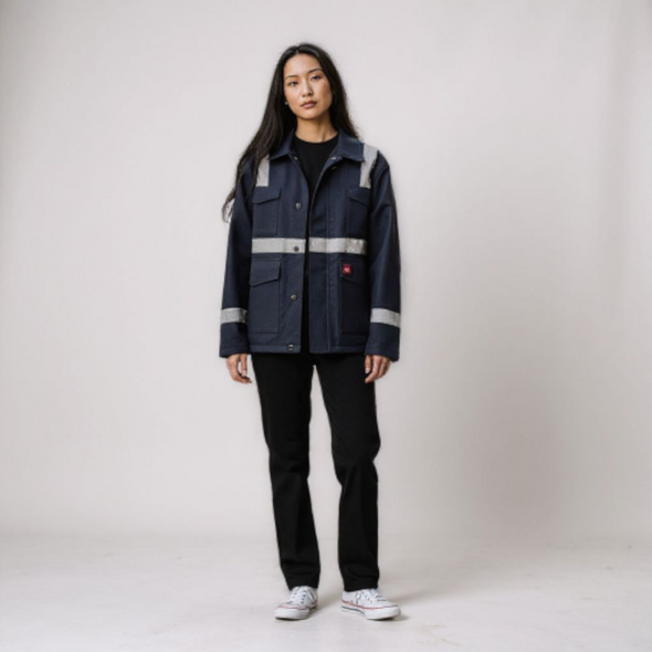 Dakota Outerwear Co. Insulated Fire Resistant Jacket with Reflectors *New*