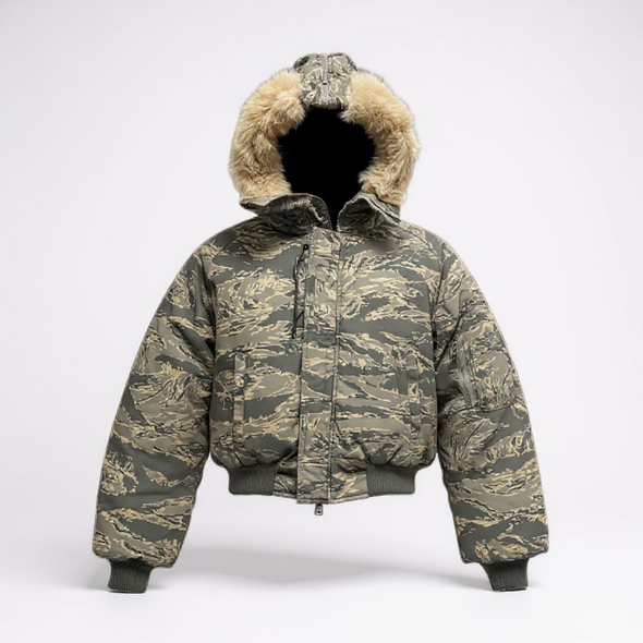 Dakota Outerwear Co. N-2B Parka ABU Camo with Faux Fur Lined Hood *New*
