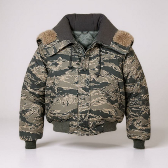 Dakota Outerwear Co. N-2B Parka ABU Camo with Faux Fur Lined Hood *New*