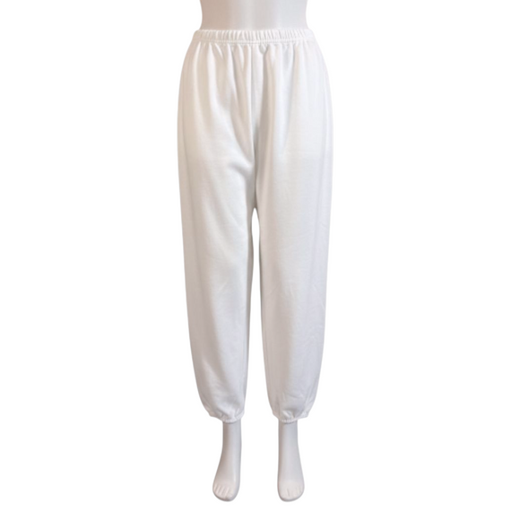 Fleece Sweatpants Joggers White 845/846