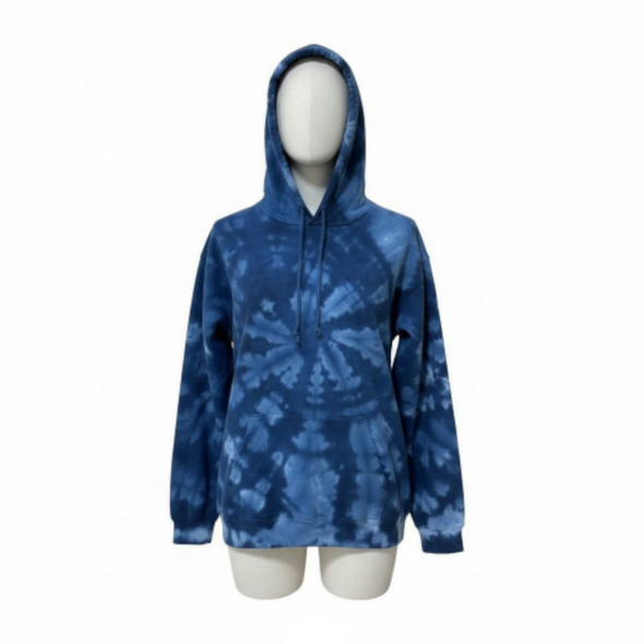Fleece Cyclone Hoodie Navy Tie-Dye 757 854CY