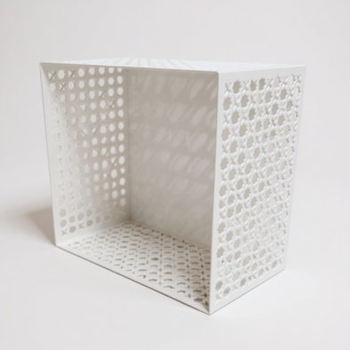 C. Wonder XOXO White Metal Basket