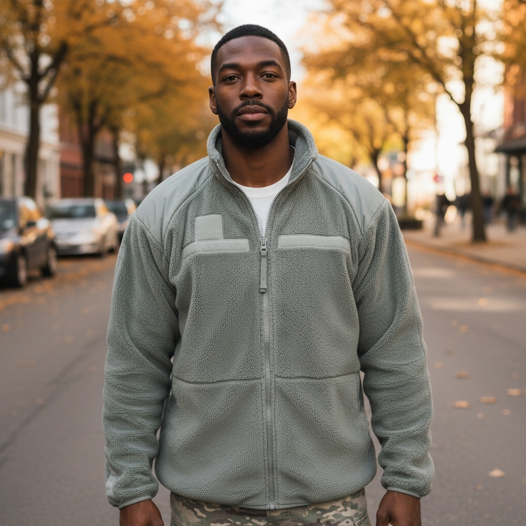 Polartec GEN III Fleece Zip-up Jacket / Foliage Green