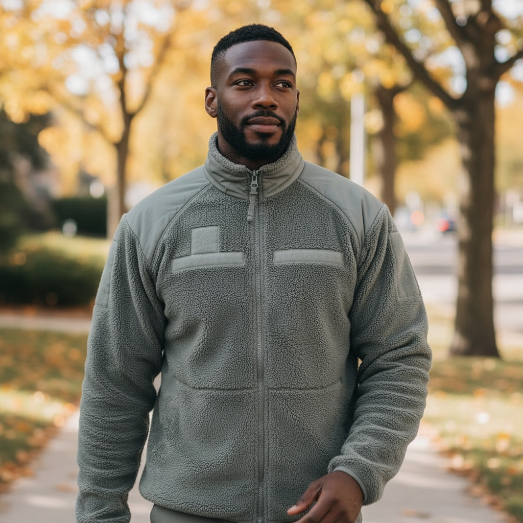 Polartec GEN III Fleece Zip-up Jacket / Foliage Green