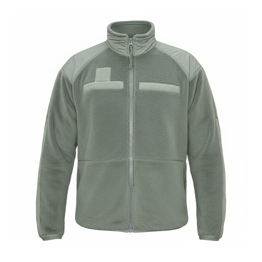Polartec GEN III Fleece Zip-up Jacket / Foliage Green