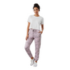 Fleece Sweatpants Joggers Quartz Pink and Grey Crush Tie-Dye