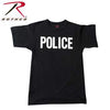 Imperfect 2-Sided T-Shirt / Police - Black