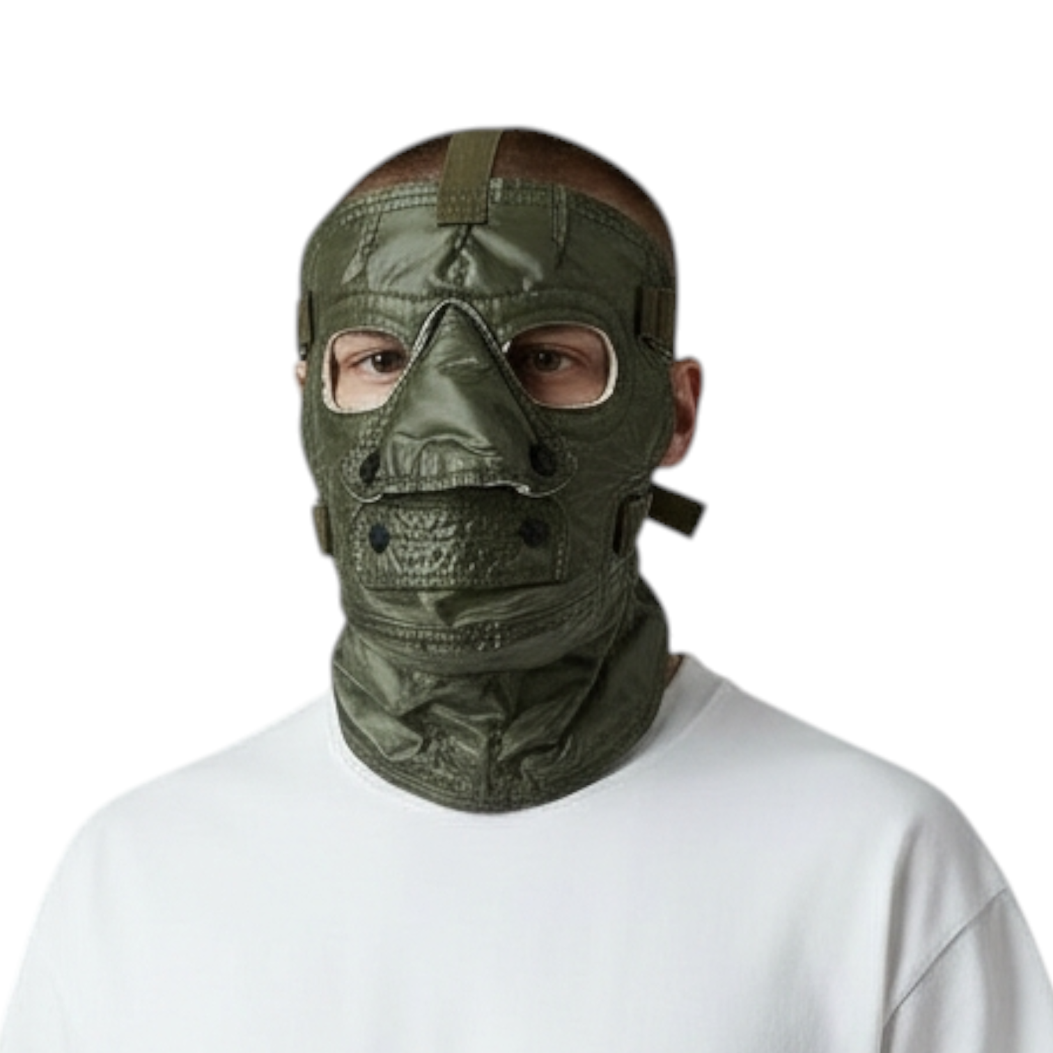 Riddler’s Vintage US Military GI Arctic Face Mask / Olive Drab