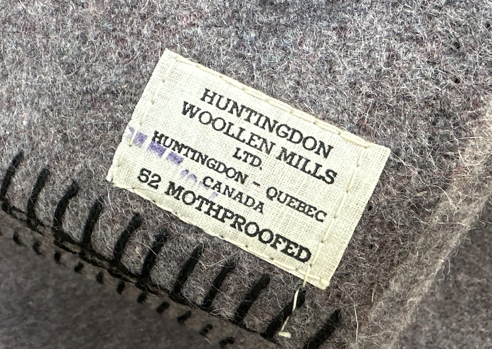 Authentic 1950's Canadian Civil Defense Wool Blanket, Brand New *Very RARE*