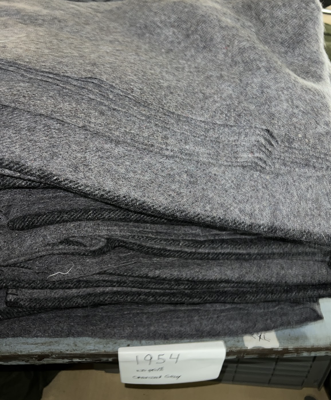 Authentic 1950's Canadian Civil Defense Wool Blanket, Brand New *Very RARE*