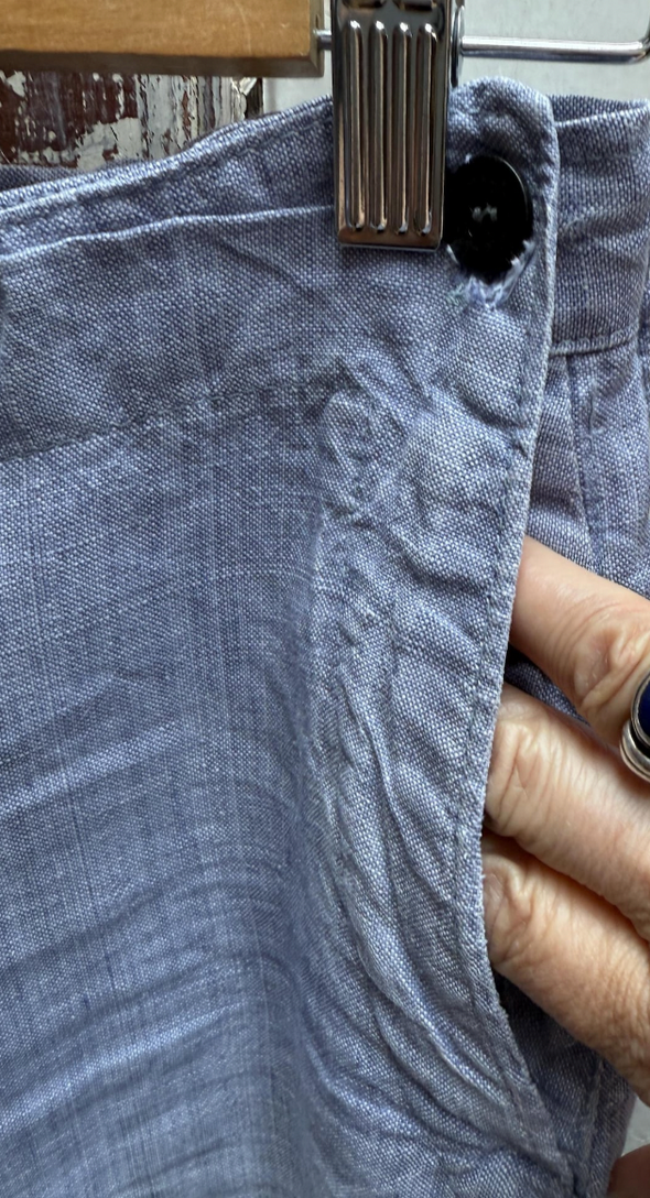 Antique 1950's vintage French Navy linen sailor trousers with Flaps *NEW & RARE*