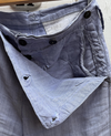 Antique 1950's vintage French Navy linen sailor trousers with Flaps *NEW & RARE*