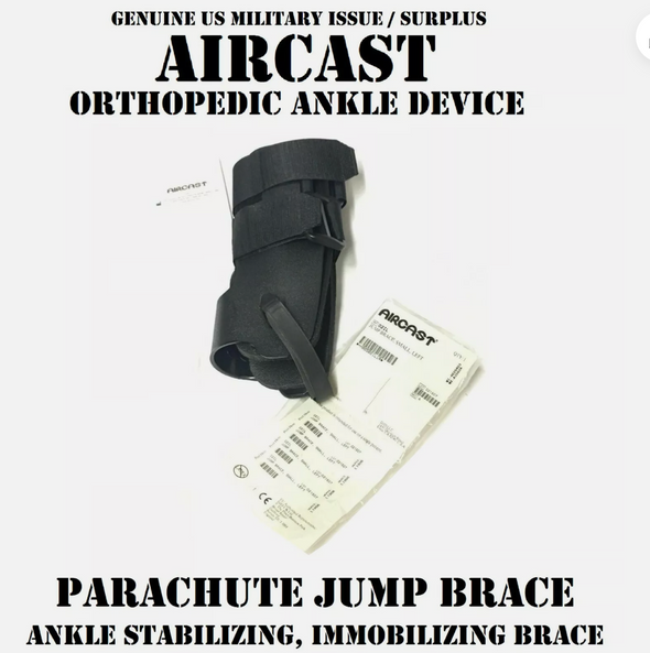 US Military Over Boot Aircast Ankle Stability Support Jump Brace