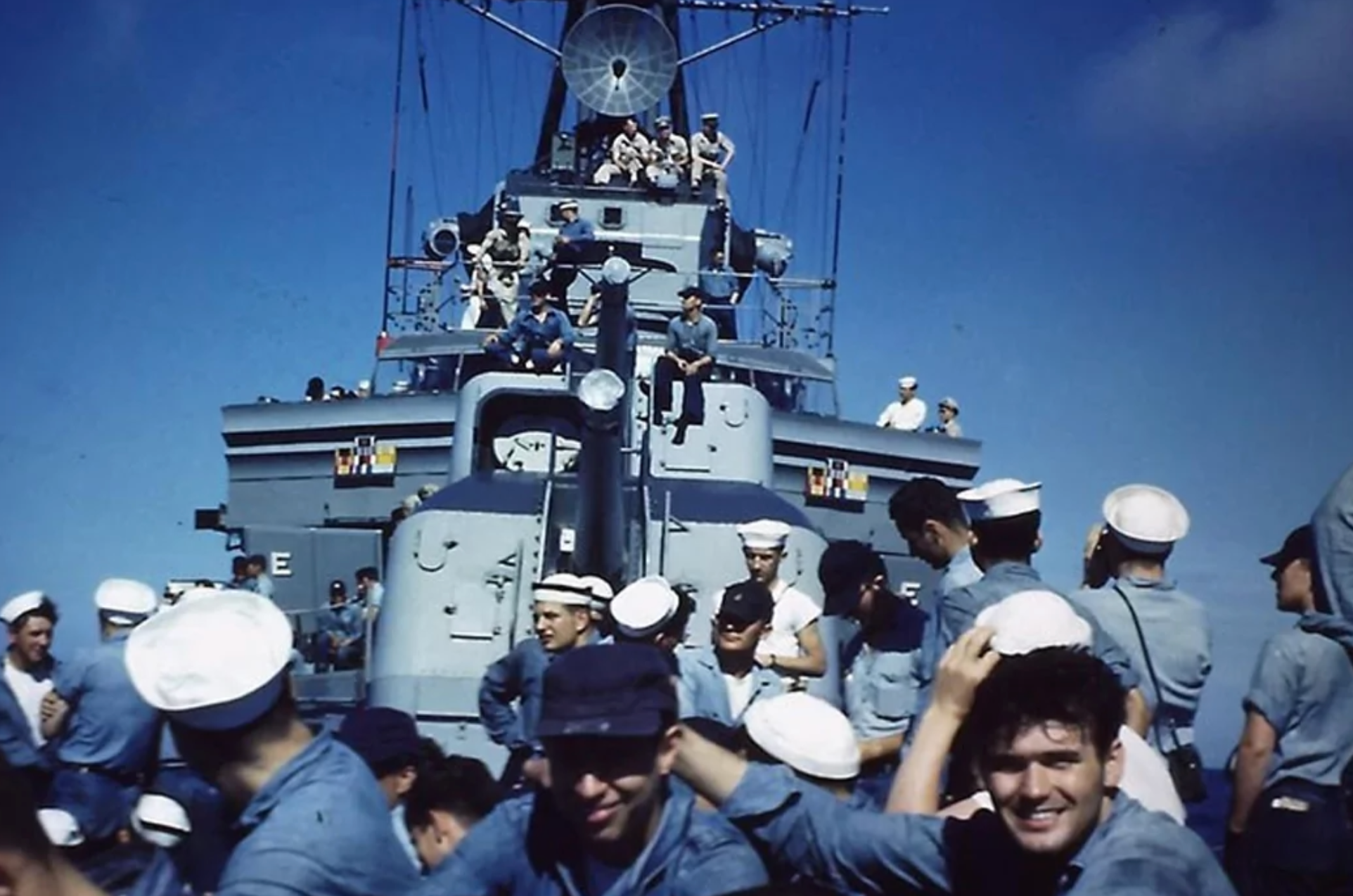 Authentic Navy Bell Bottom Dungaree Pants *REAL and RARE*