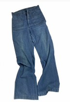 Authentic Navy Bell Bottom Dungaree Pants *REAL and RARE*