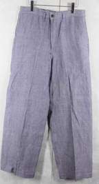 60s French Army Sailor Pants, Ramie Linen *Rare and New*