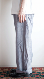 60s French Army Sailor Pants, Ramie Linen *Rare and New*