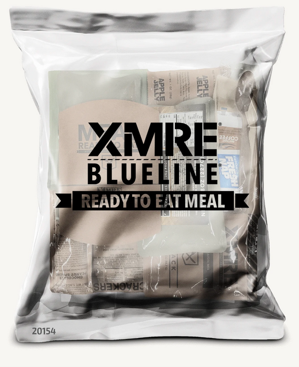 XMRE Blue Line -  Meals Ready to Eat - CASE OF 12FRH