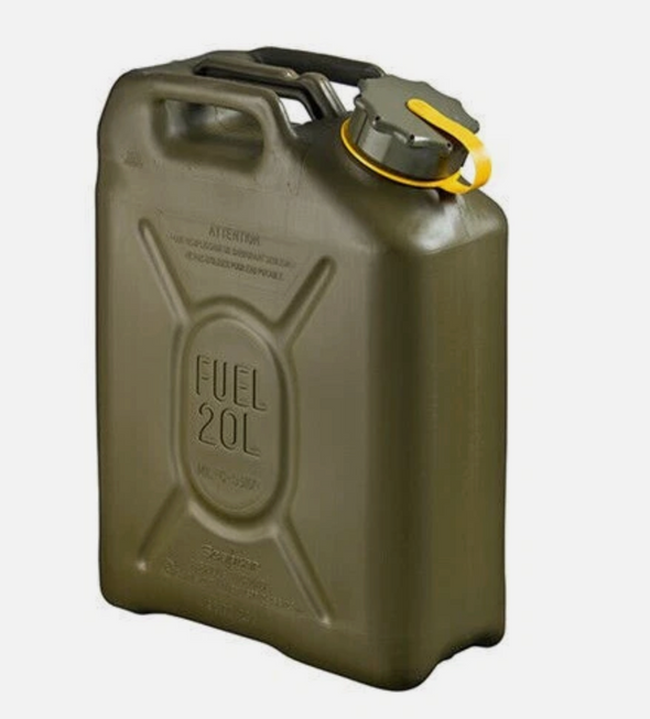 Scepter Genuine 5 Gallon / 20 L Olive Drab Military Fuel Can (MFC) - *Vintage*