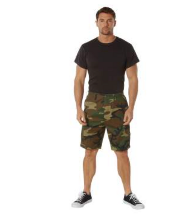 Tactical Camo BDU Shorts – Durable Military Cargo Shorts