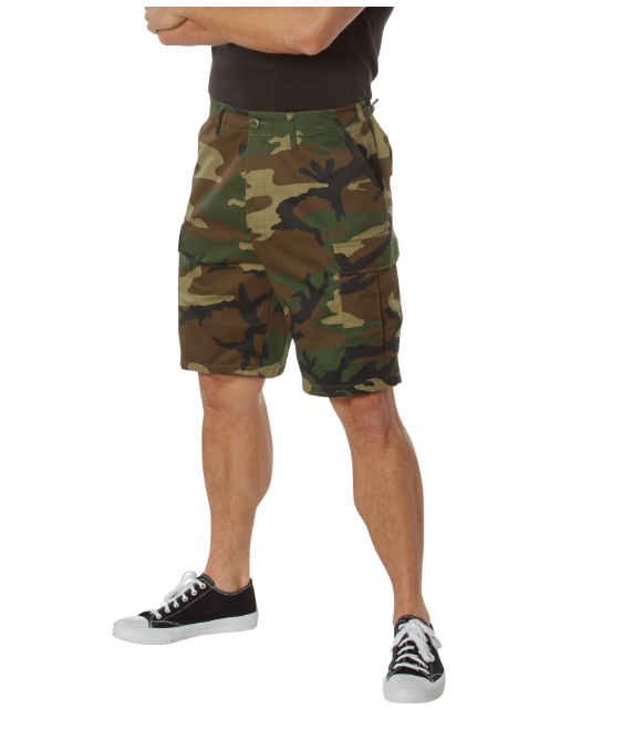 Tactical Camo BDU Shorts – Durable Military Cargo Shorts