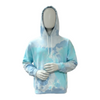 Fleece Blended Hoodie Turquoise Dream Blue Tie Dye 563 680VR