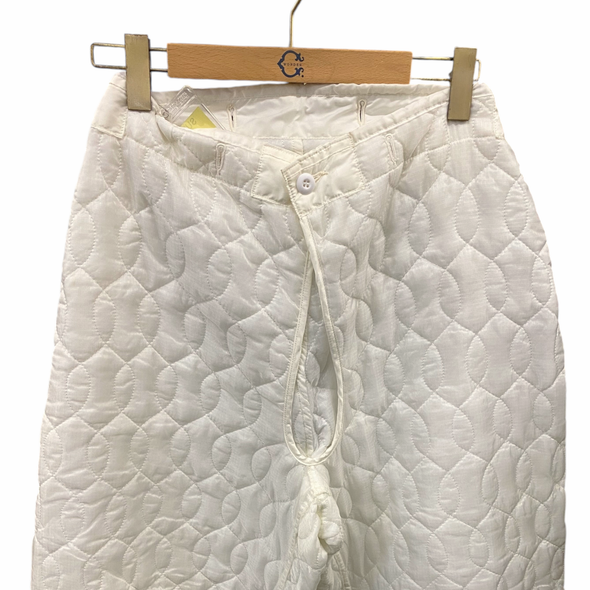 Vintage US Military M65 Quilted Pants Liner White Arctic Snow