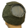 Vintage Paul Boye French Olive Green Winter Pile Cap Hat