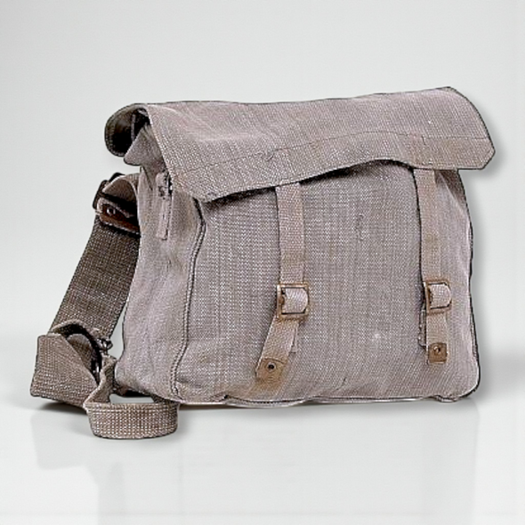 Vintage Post-WWII Belgium P37 Blue-Gray Haversack (Straps Sold Separately)